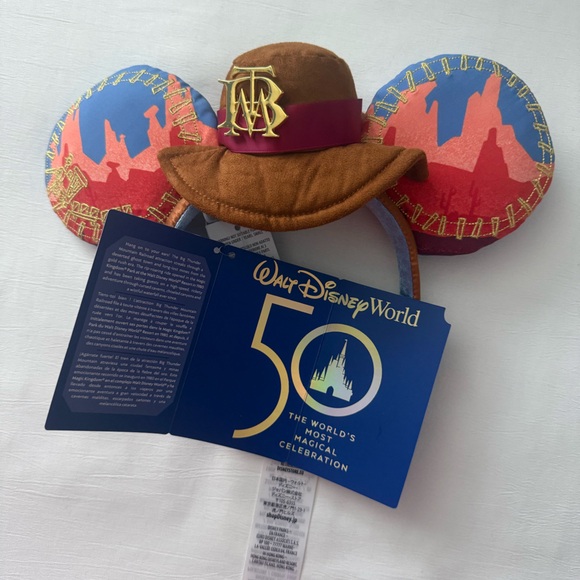 NWT Mickey Mouse Main Attraction Big Thunder Mountain Ears - Picture 4 of 6